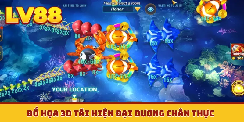 Đồ họa 3D tái hiện đại dương chân thực