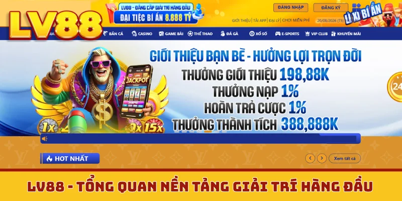 LV88 - Tổng quan nền tảng giải trí hàng đầu
